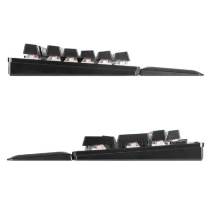 Teclado Gamer EVGA Z15 RGB Switch Clicky Speed Bronze Alámbrico Magnético Negro