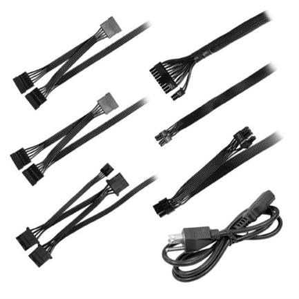 Fuente de Poder EVGA W1 600W 80 Plus White ATX 12V 24 pin Fan 120mm Negro - 600W 80 Plus, ATX 12V, Fan 120mm