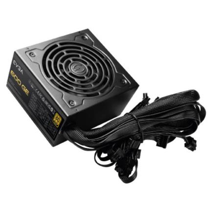 Fuente de Poder EVGA GE 600W 80 Plus Gold ATX 12V Eco Mode 24 pin Fan 120mm Negro, Eficiencia 80 Plus Gold, Ventilador 120mm, Eco Mode