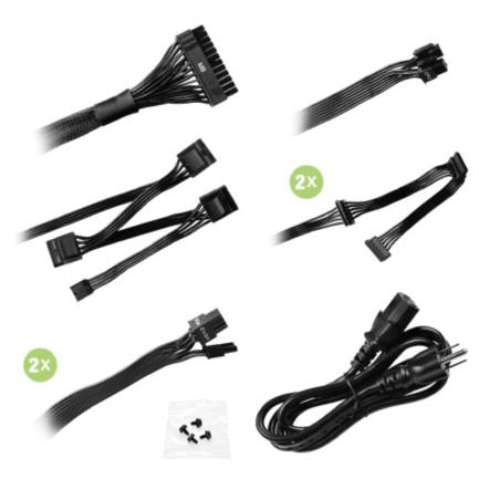 Fuente de Poder EVGA GE 600W 80 Plus Gold ATX 12V Eco Mode 24 pin Fan 120mm Negro, Eficiencia 80 Plus Gold, Ventilador 120mm, Eco Mode