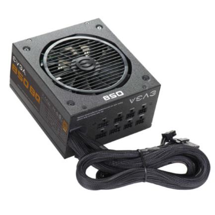 Fuente de Poder EVGA 850 BQ 850W 80 Plus Bronze Semi Modular 24 pin Fan 140mm