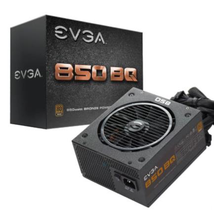 Fuente de Poder EVGA 850 BQ 850W 80 Plus Bronze Semi Modular 24 pin Fan 140mm