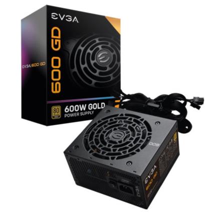 FUENTE DE PODER EVGA 100-GD-0600-V1 80 PLUS, 600W, Certificación 80 Plus, Modular