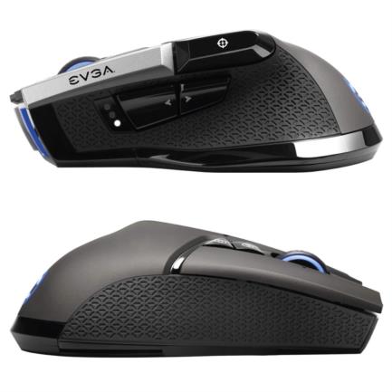 Mouse Gamer EVGA Optico X20 Inalambrico Bluetooth USB-A 16000DPI Negro con 6 Botones Programables
