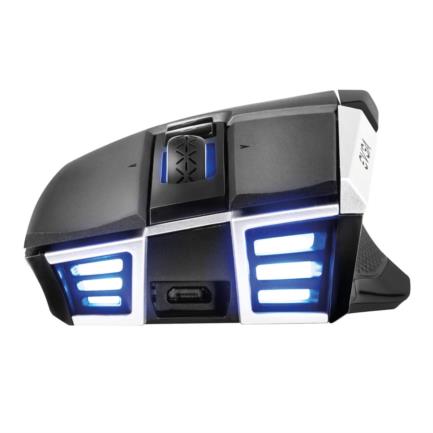 Mouse Gamer EVGA Optico X20 Inalambrico Bluetooth USB-A 16000DPI Negro con 6 Botones Programables