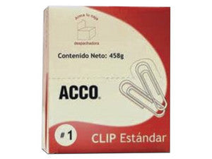 Clip Estándar de Acero Inoxidable, 1.10 Pulgadas, Paquete de 100 Clips