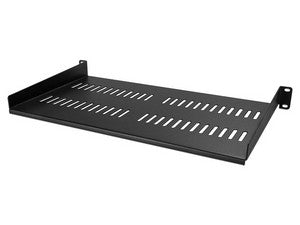 Charola Ventilada StarTech para rack de 10" de Profundidad, 1U, Acero, Negro, Organizador Cableado.