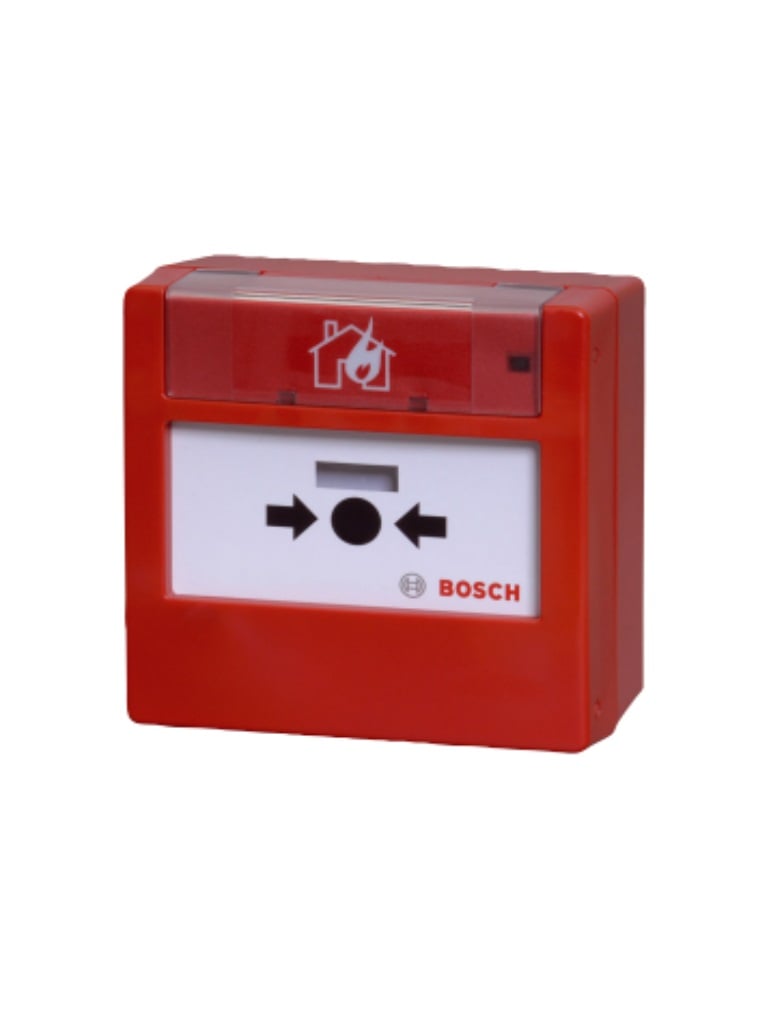 Pulsador manual Bosch FMC420RWGSRRD, interior rojo restablecible, resistente al agua