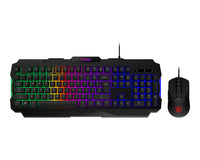 FORGE GK100 COMBO US - MSI FORGE GK100 COMBO Teclado Juego Alámbrico USB Interruptor de membrana