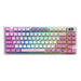 FORGE GK600 TKL WIRELESS VIOLET - MSI FORGE GK600 TKL WIRELESS VIOLET Teclado Kailh Low-Profile White Juego Inalámbrico USB + Bluetooth
