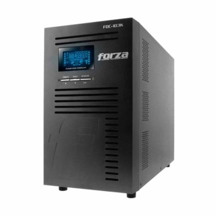 Forza Power Technologies FDC-103K sistema de alimentación ininterrumpida (UPS) Doble conversión (en línea) 3 kVA 3000 W 9 salidas AC