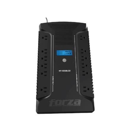 Regulador UPS Forza HT-650LCD 650VA/390W 120V 12-NEMA 2-USB 50/60Hz Compacto y Eficiente