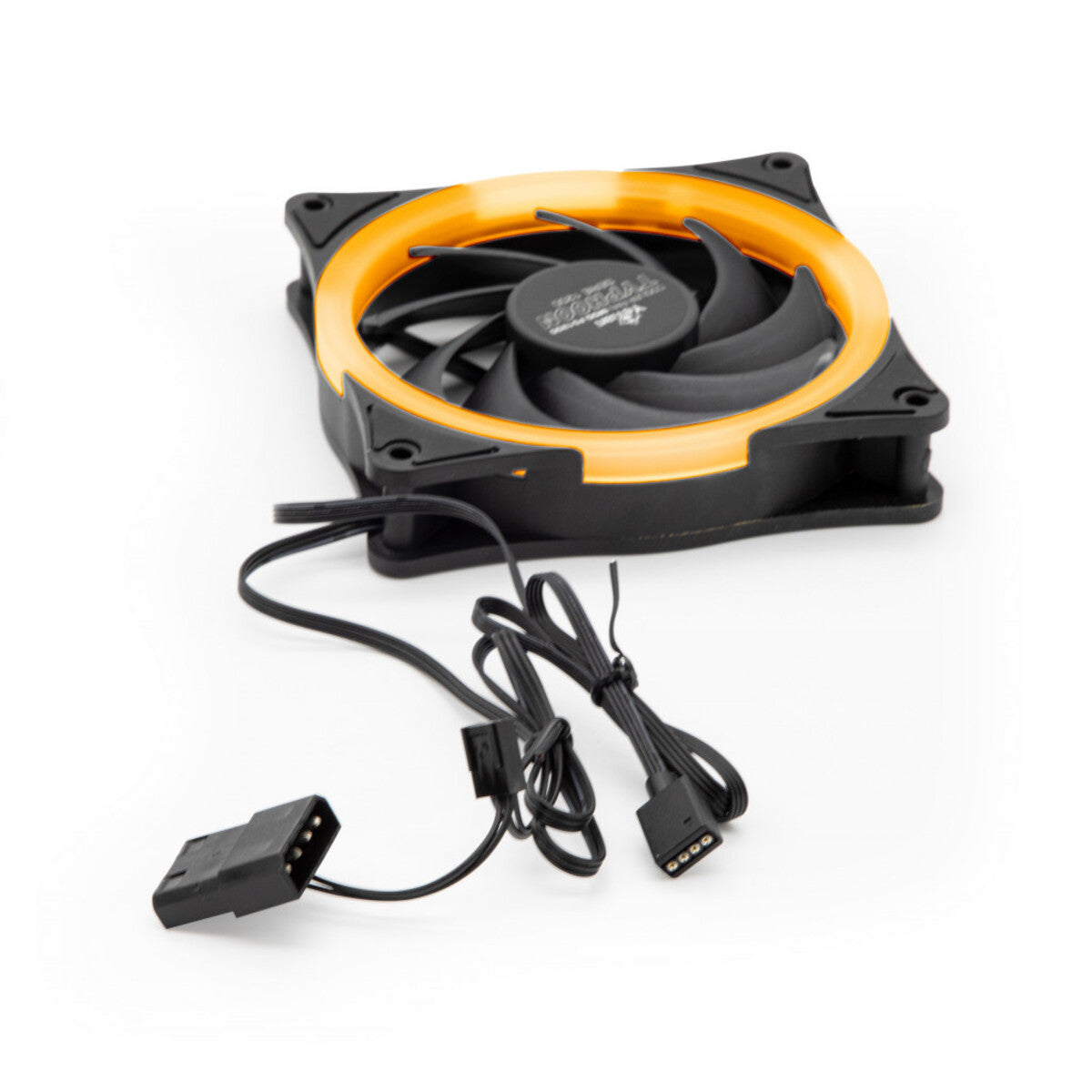 Ventilador RGB Yeyian FS1200 Typhoon Serie 1200, 120mm, para gabinete, 1200 RPM