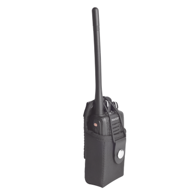 FSM-PRO - Syscom Funda para Radio Portátil / Nylon Reforzado / Broche Frontal y Correa FSM-PRO