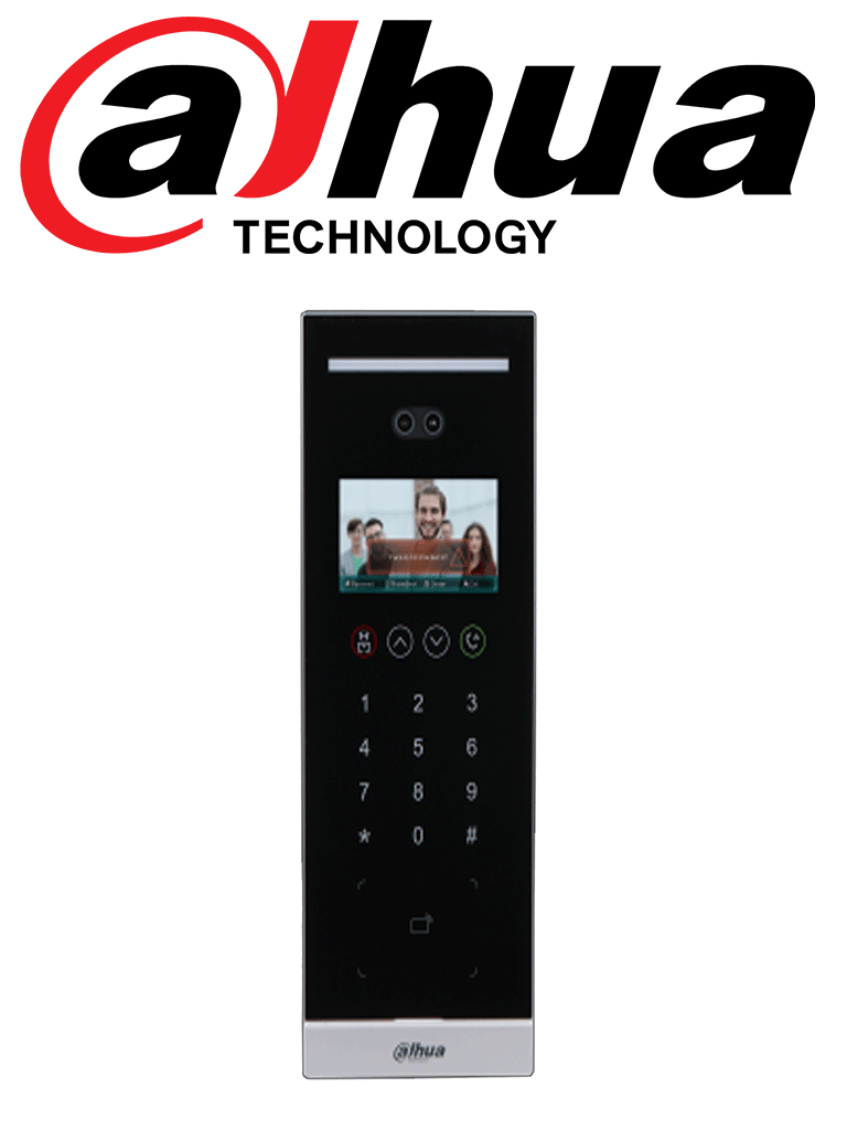 Frente de Calle Dahua VTO6531H IP Reconocimiento Facial Tarjeta IP65 Relé TocToc Proyectos Edificio Inteligente