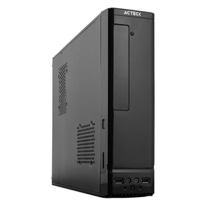 Acteck Slim Atom Negro 450 W, Micro ATX, Mini-ITX, Metal, AC-929042 | Gabinetes de computadora