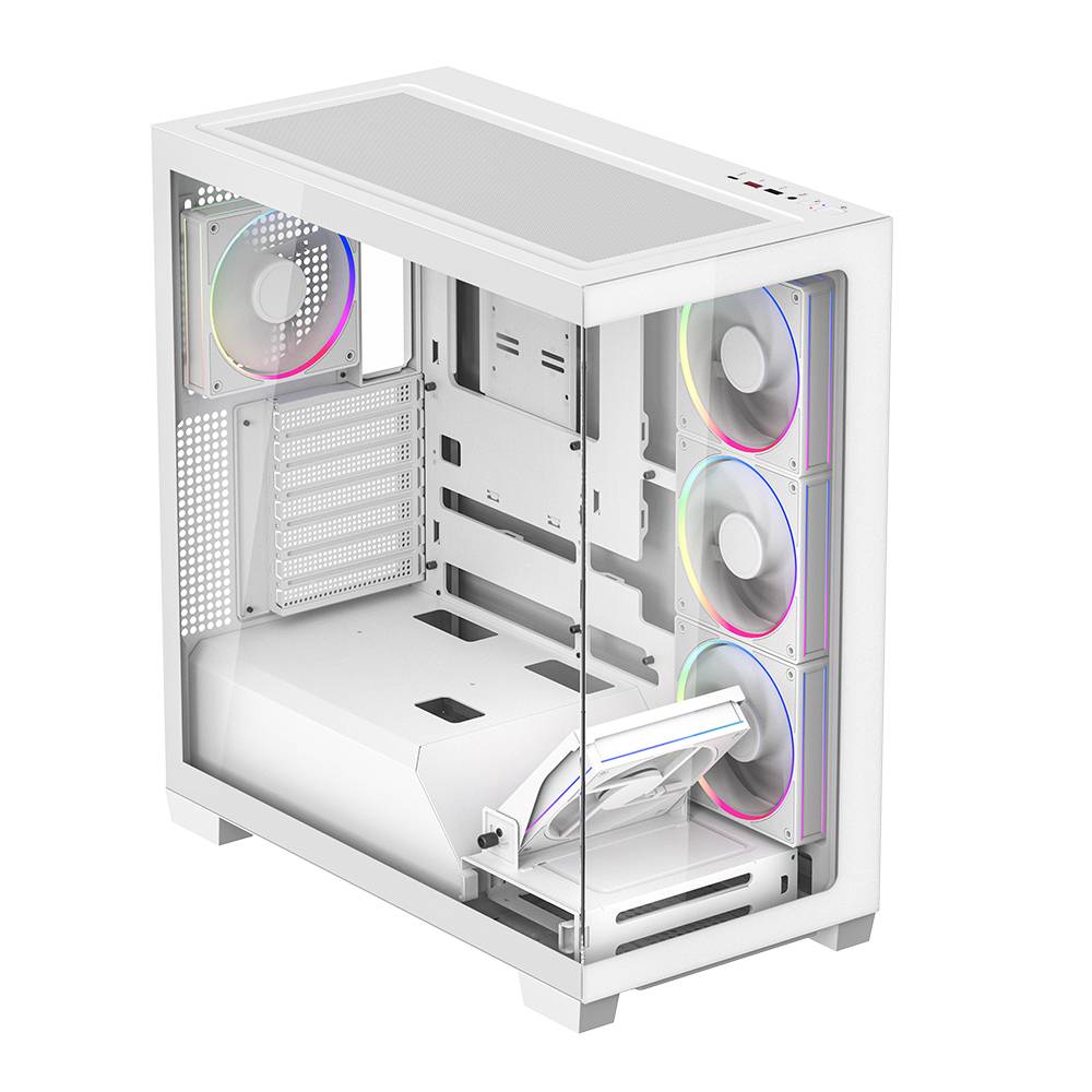 Gabinete Gaming ACTECK POLAR 7900, ATX, RGB, USB 3.0, 4 Ventiladores, 360mm CPU Cooler
