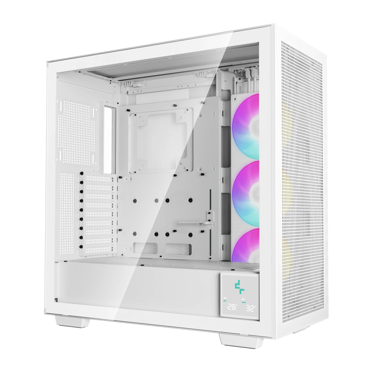 DeepCool Gabinete R-MORPHEUS-WH, Diseño Empresarial, Ventilación Eficiente, Soporte ATX