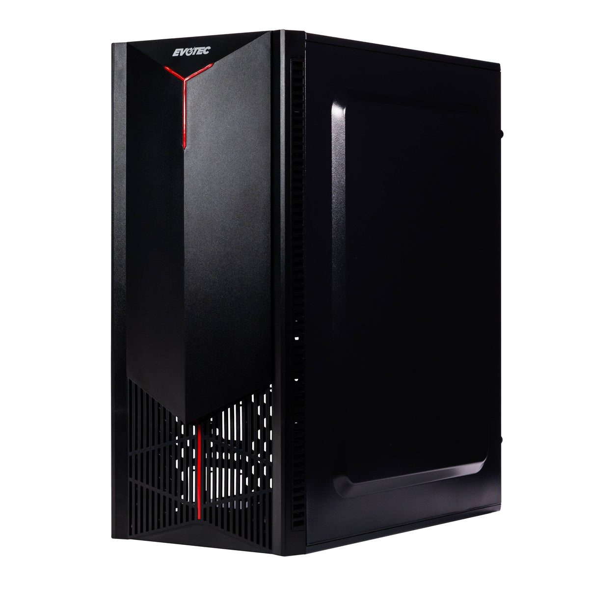 EV-1025 - GABINETE EVOTEC (EV-1025) KYOTO, MICRO ATX, FUENTE 500W, 2*USB 3.0,NEGRO