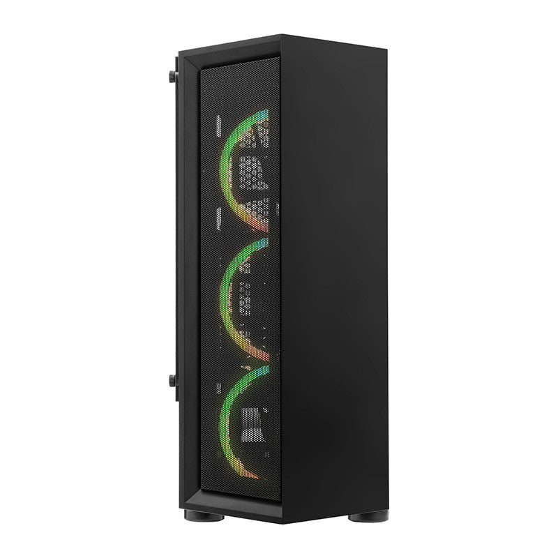 Yeyian Gabinete Gaming YCH-ATAB-01BK, ATX, 4 Ventiladores, USB 3.0