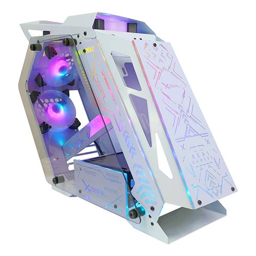 Xzeal Gabinete Gamer XZGAIRRGBW, RGB, Ventilación Eficiente, Diseño Moderno