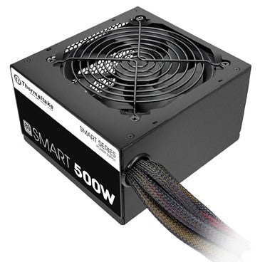 Fuente de Poder Gaming THERMALTAKE Smart 80 plus, 500 W, Negro