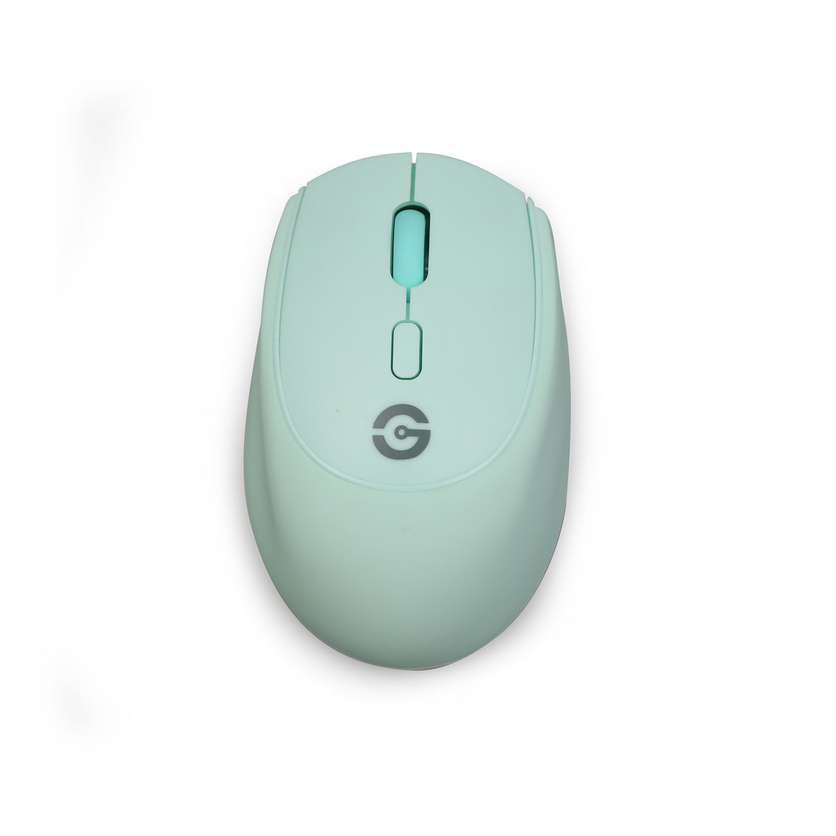 Mouse Wireless GettTech GAC-24408M 2.4GHz 1600 DPI 6 Botones, Color Menta