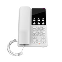GHP620, Teléfono Hotelero IP Blanco, 2 cuentas SIP 2 líneas, GDMS, soporta PoE