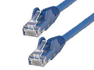 Cable de Red StarTech N6LPATCH3MBL, Longitud 3.0 m, RJ45 (M) a RJ45 (M), Color Azul, Blindaje UTP