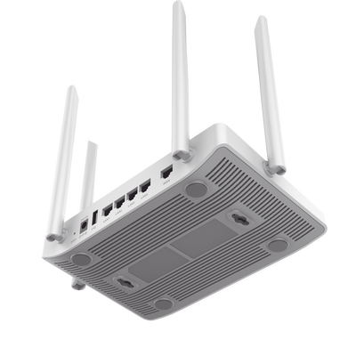 Grandstream Networks GWN-7052 router inalámbrico Gigabit Ethernet Doble banda (2,4 GHz / 5 GHz) Blanco, Wi-Fi 5 (802.11ac), Enrutador portátil