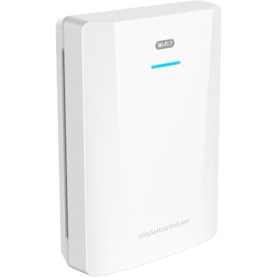 GWN7670WM, AP WiFi-7, Interiores en pared, Dual Band, 802.11be, 3.6Gbps, MIMO 2x2:2 con MLO, 175mts, 256 usuarios.