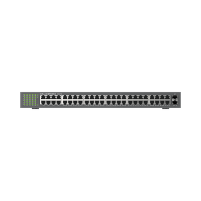 GWN7706, Switch No Administrable, 48 puertos Giga Ethernet, Gabinete metálico escritorio o rack