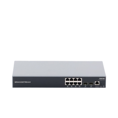 Grandstream Networks GWN7801 switch Gestionado L2+ Gigabit Ethernet (10/100/1000) Negro