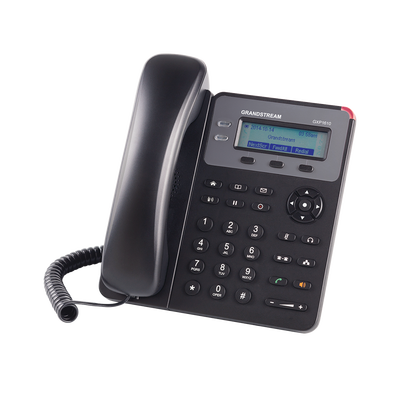 Grandstream Networks GXP1610 teléfono Teléfono DECT Negro, Altavoz, 500 entradas