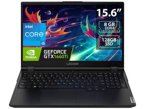 Laptop Gamer Lenovo Legion 5: Intel Core i5 10300H 4.5 GHz, 8GB DDR4, SSD 128GB, HDD 1TB, 15.6" LED, NVIDIA GTX 1660 Ti, Windows 10 Home