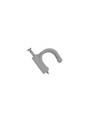Grapa de Pared 5mm, Altura 6mm, Color Gris - Bolsa 100 piezas, TCE LMG-NCC-5mmC-Gy100
