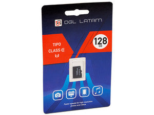 Tarjeta de Memoria MicroSDXC DGL Latam UHS-I U3 128GB, Clase 10, Velocidad de Lectura 100MB/s