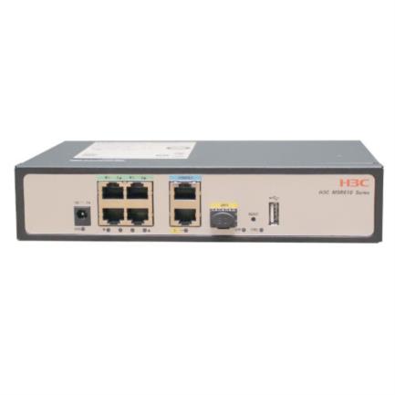 Enrutador H3C MSR610 Gigabit Ethernet 6 Puertos, 1Gbps, Montaje en Rack