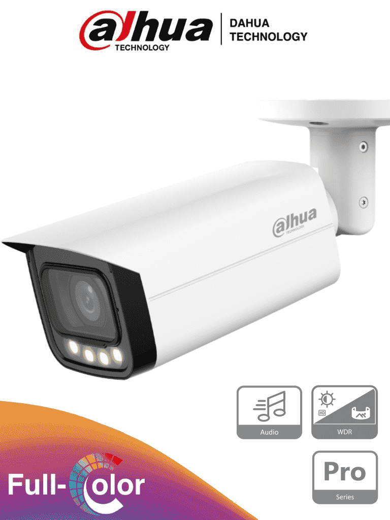 Cámara Bullet Dahua HAC-HFW2249TU-A Full Color 2MP 60m IP67 WDR 120dB