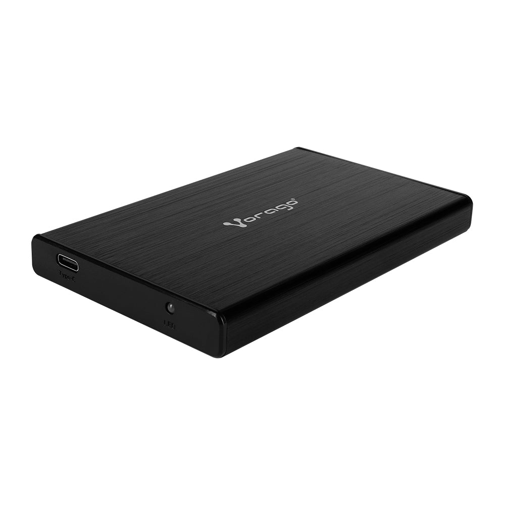 Carcasa Vorago DD 2.5" SATA USB Tipo C 3.1 Negro HDD 202, 5Gbps, 2TB, 10cm