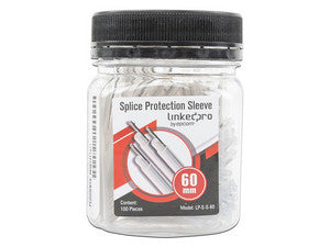 Mangas LINKEDPRO LP-S-S-60 para fusión de fibra óptica de 60 mm, Pack de 100