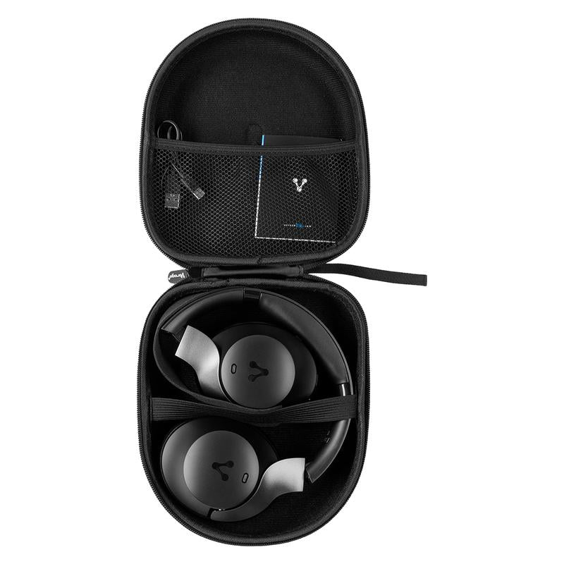 Diadema Vorago BT ANC Plegable Carga Tipo C, 60hrs Autonomía, Manos Libres