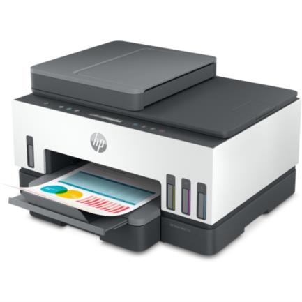 Impresora Multifuncional HP Smart Tank 750 Color A4 15PPM/9PPM, WiFi, Escáner de Cama Plana