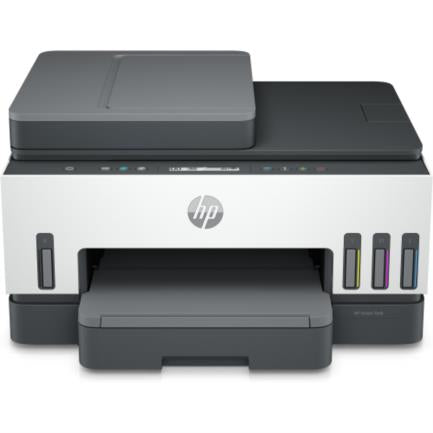Impresora Multifuncional HP Smart Tank 750 Color A4 15PPM/9PPM, WiFi, Escáner de Cama Plana
