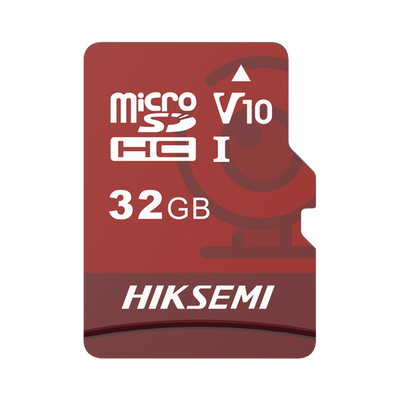 Memoria Microsd Hiksemi, 32GB, Clase 10, Especializada para Videovigilancia (Uso 24/7), Lectura 95MBS, Escritura 25MBS