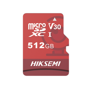 Memoria Microsd Hiksemi, 512GB, Clase 10, Especializada para Videovigilancia (Uso 24/7), Lectura 95MBS, Escritura 25MBS