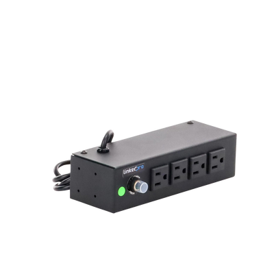 Regleta LinkedPro HTCM-S1U de 4 Contactos NEMA 5-14R, 120Vca, 10A, Montaje en Escritorio/Pared