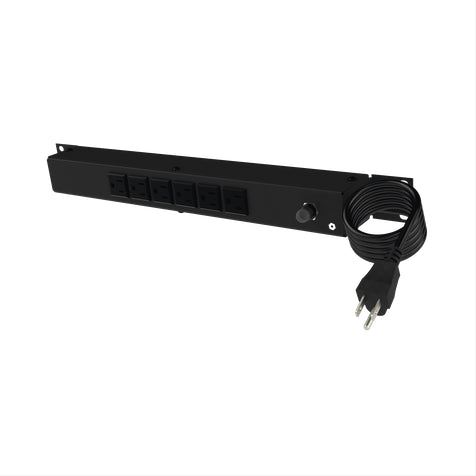 LinkedPro Tomacorriente Horizontal PDU HTCM1U6C, 6 Contactos NEMA 5-15R, 120VCA/15A