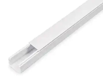 Volteck Canalet 17 x 20 Blanca PVC 2 Mts Auto Extinguible, Adhesivo