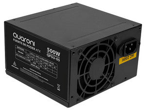 Quaroni QPSU-05 unidad de fuente de alimentación 500 W 24-pin ATX ATX Gris